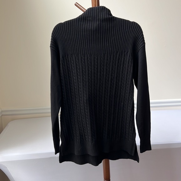 💯 percent cotton mock turtle neck. Mock neck. - Picture 5 of 12